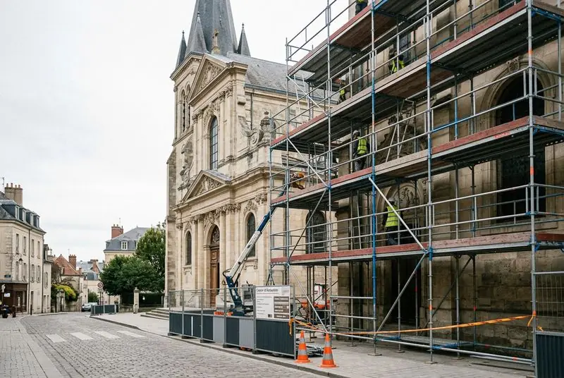 ITE collective — tours R+10 — Delacroix Échafaudage