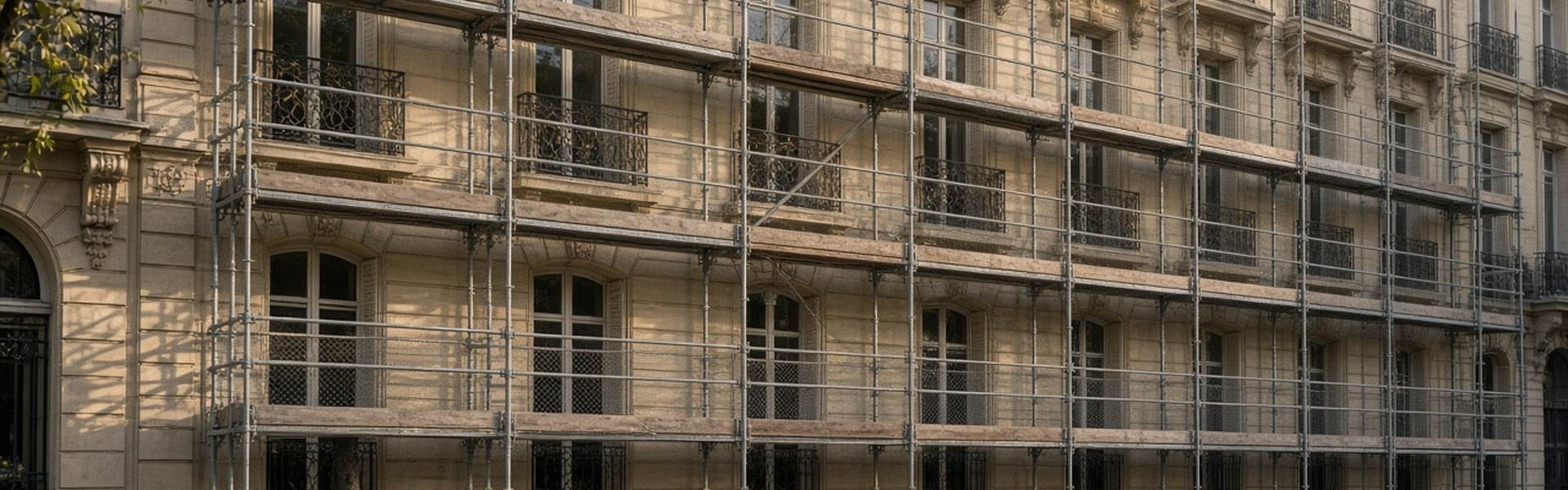Échafaudage pour syndics et copropriétés en Île-de-France